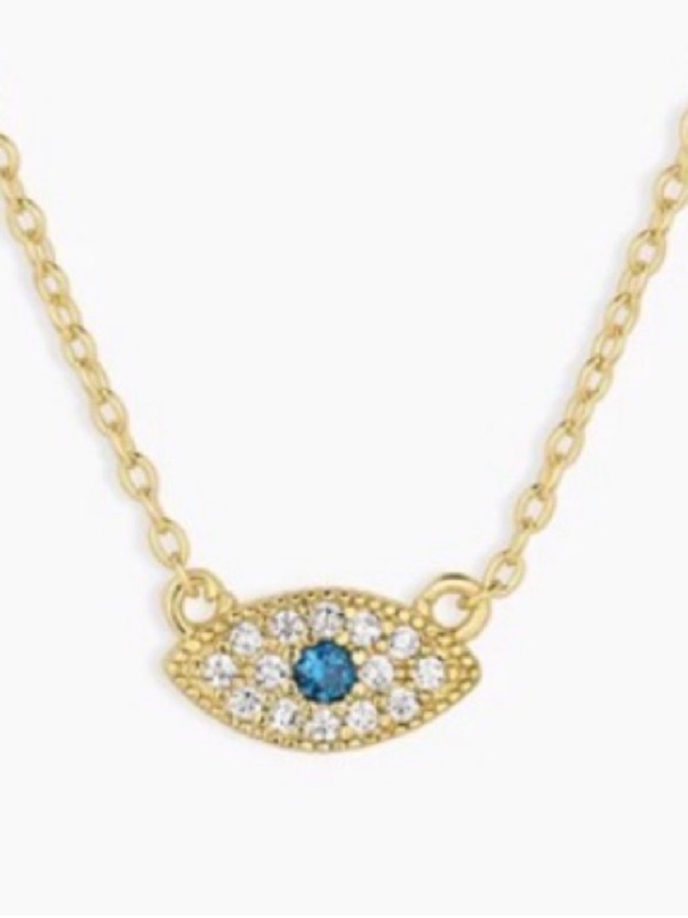 Gorjana Gold Evil Eye Necklace